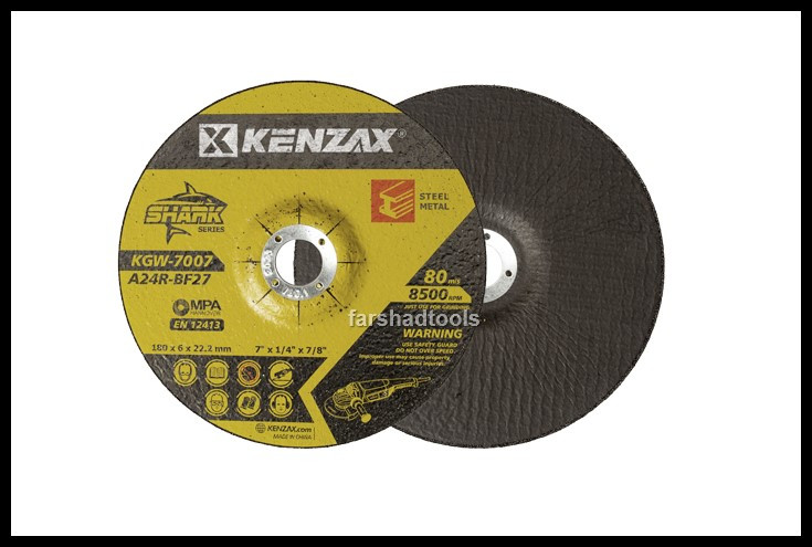 سنگ ساب آهن 6x180 میلی متر KGW-7007
